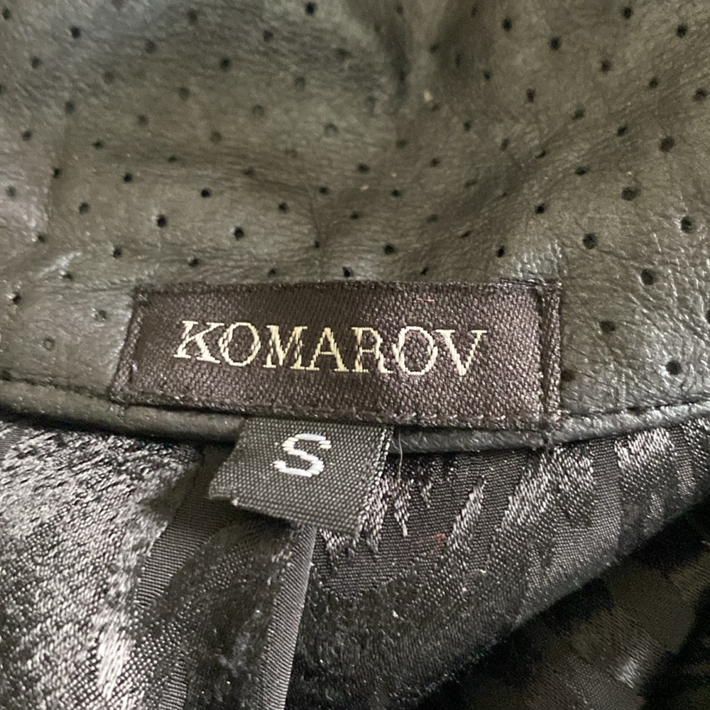 KOMAROV Black / Gray Lightweight Jacket with Back Slit Sz S - Picture 11 of 13
